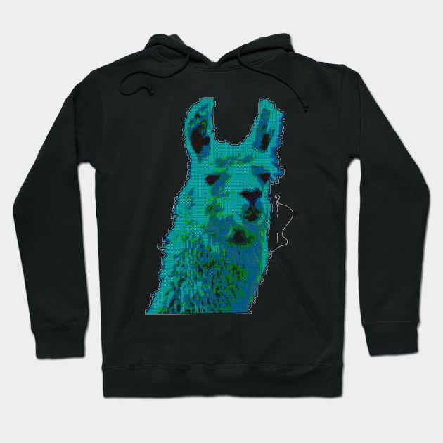 Cross Stitch Llama Hoodie by The Craft ACE